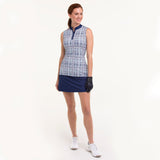 S/L HOUNDSTOOTH PRINT POLO