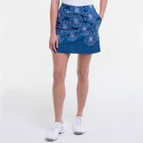 17 1/2 IN TEXTURAL PRINT SKORT