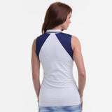 SLEEVELESS CONVERTIBLE COLLAR POLO - Sale